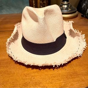 J. Crew Women’s Straw Panama Hat Fedora